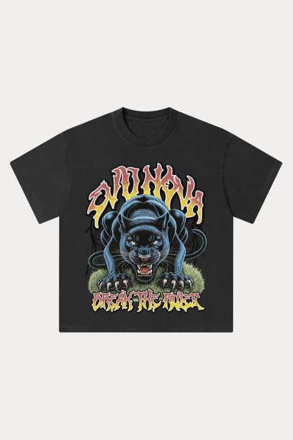 Evilnova Break The Rules Washed Streetwear T-Shirt-Evilnova