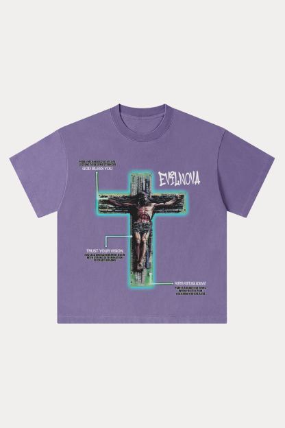 Evilnova We All Need Good Washed Streetwear T-Shirt-Evilnova