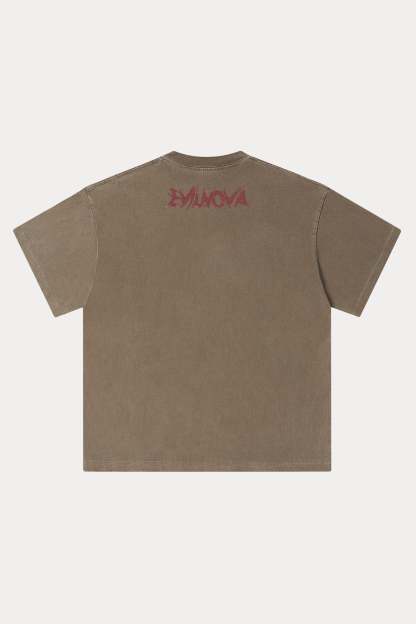 Evilnova Insight Washed Streetwear T-Shirt-Evilnova