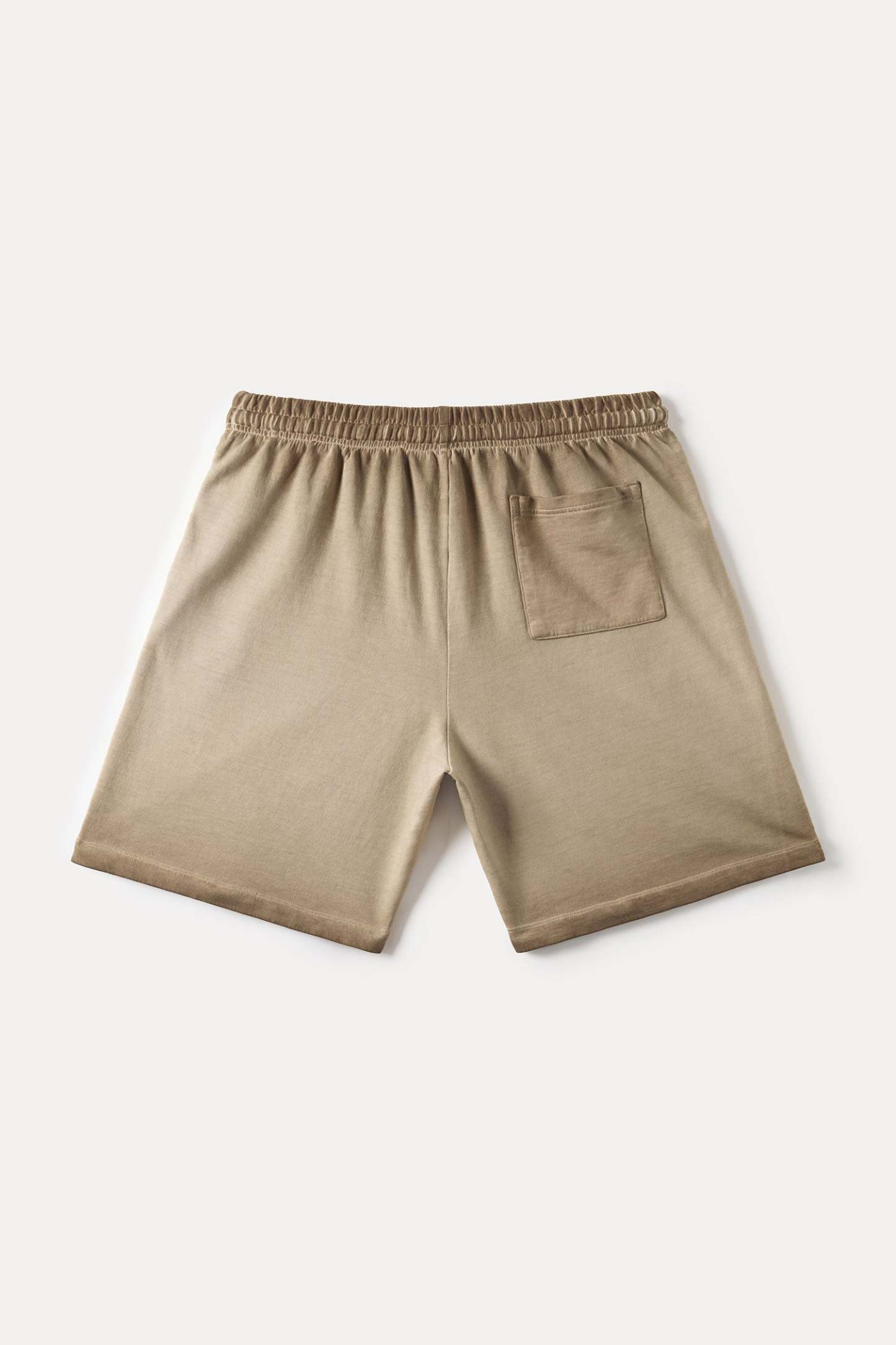 Evilnova Khaki Skeleton Gradient Washed Sweatshorts-Evilnova
