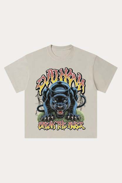 Evilnova Break The Rules Washed Streetwear T-Shirt-Evilnova