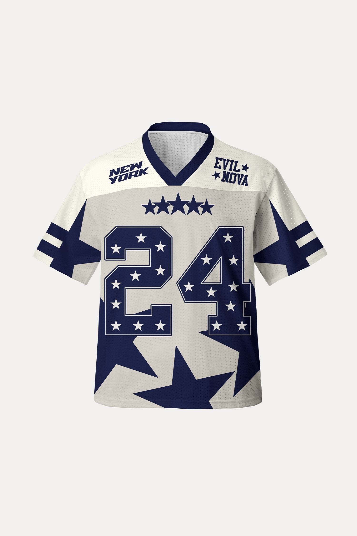 Evilnova New Yourk NO.24 Mesh Sport Jersey-Evilnova