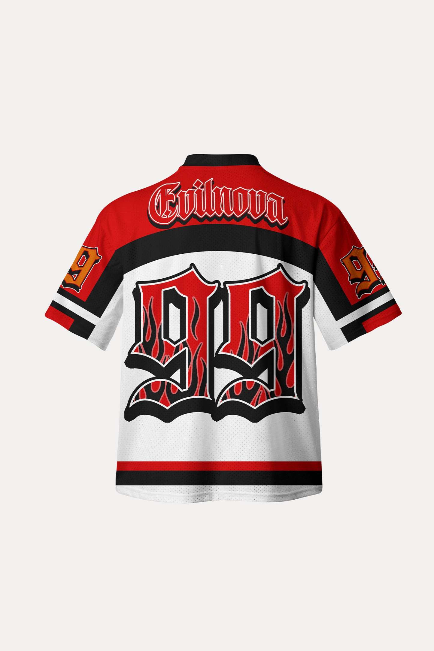 Evilnova Flame NO.99 Mesh Sport Jersey-Evilnova