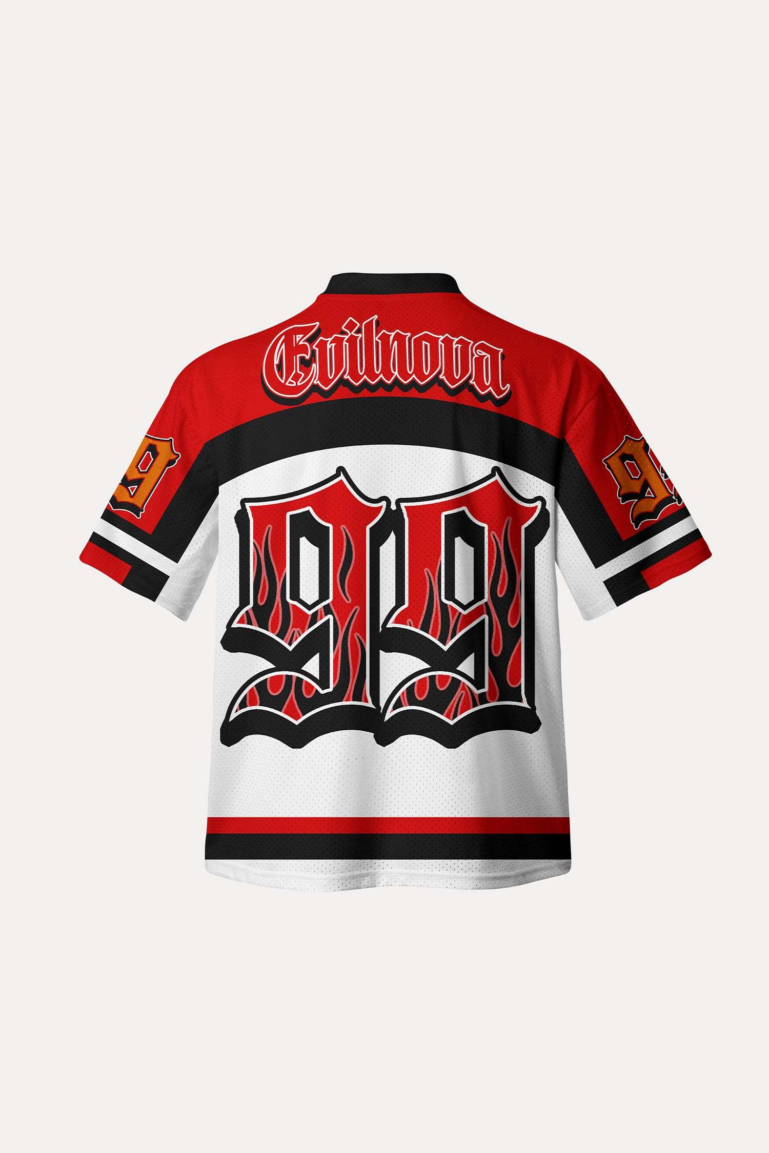 Evilnova Flame NO.99 Mesh Sport Jersey-Evilnova