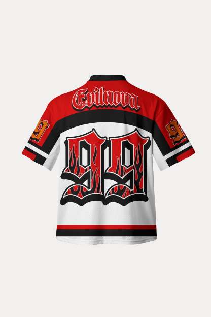 Evilnova Flame NO.99 Mesh Sport Jersey-Evilnova