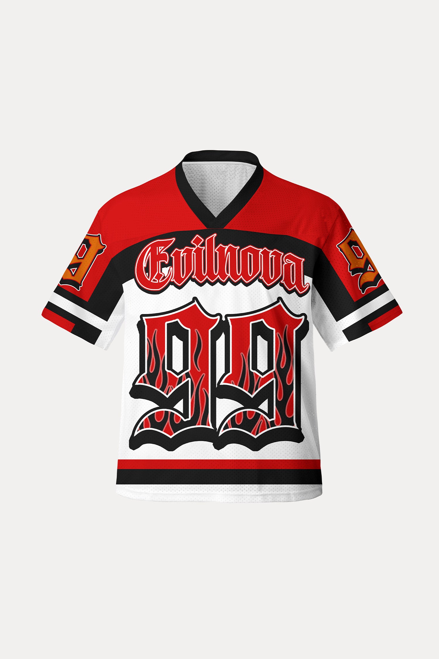 Evilnova Flame NO.99 Mesh Sport Jersey-Evilnova