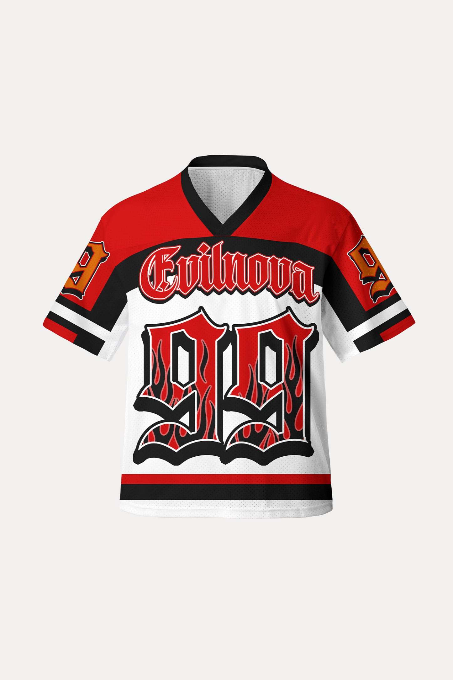 Evilnova Flame NO.99 Mesh Sport Jersey-Evilnova