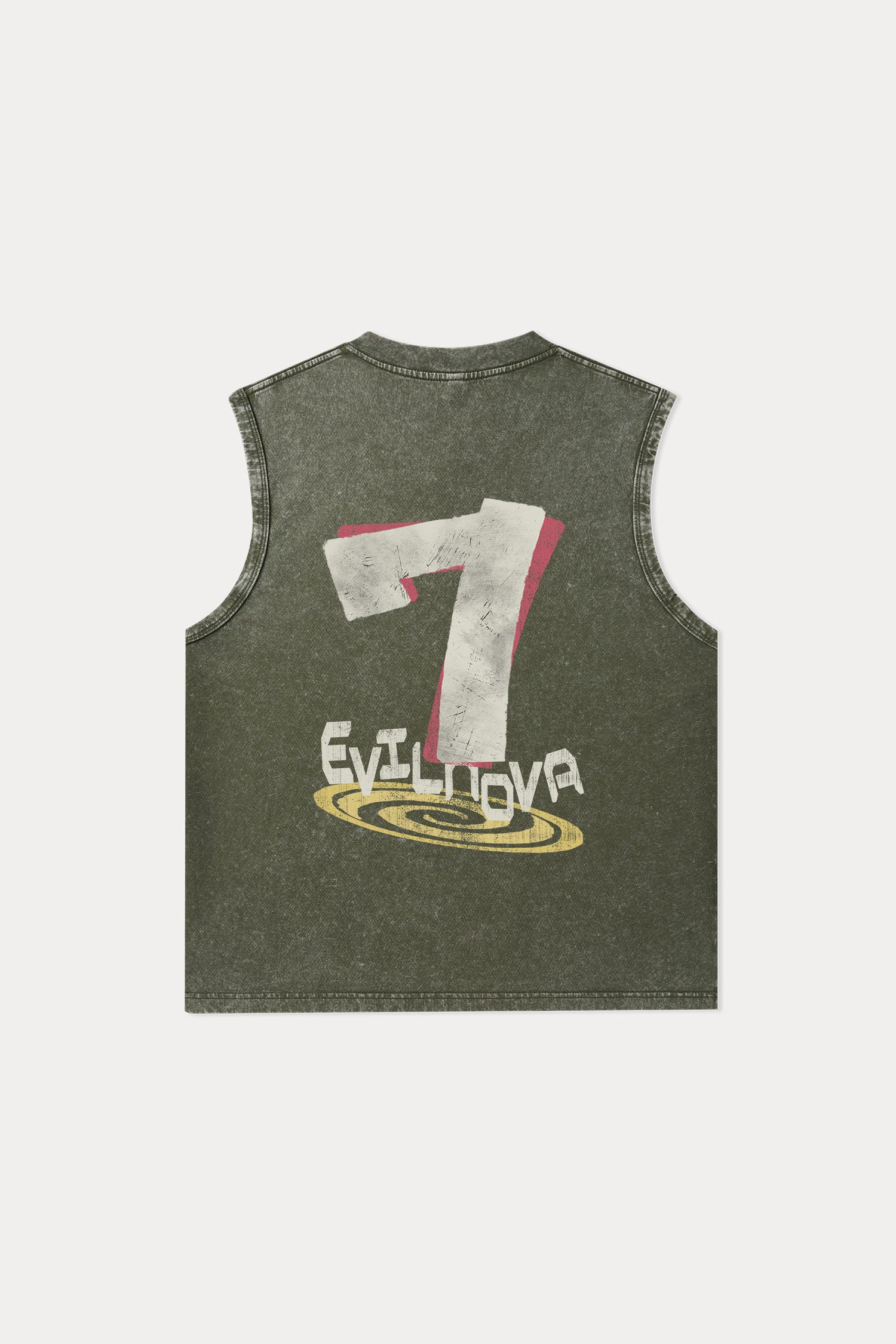 Evilnova Seven Washed Tank Top-Evilnova