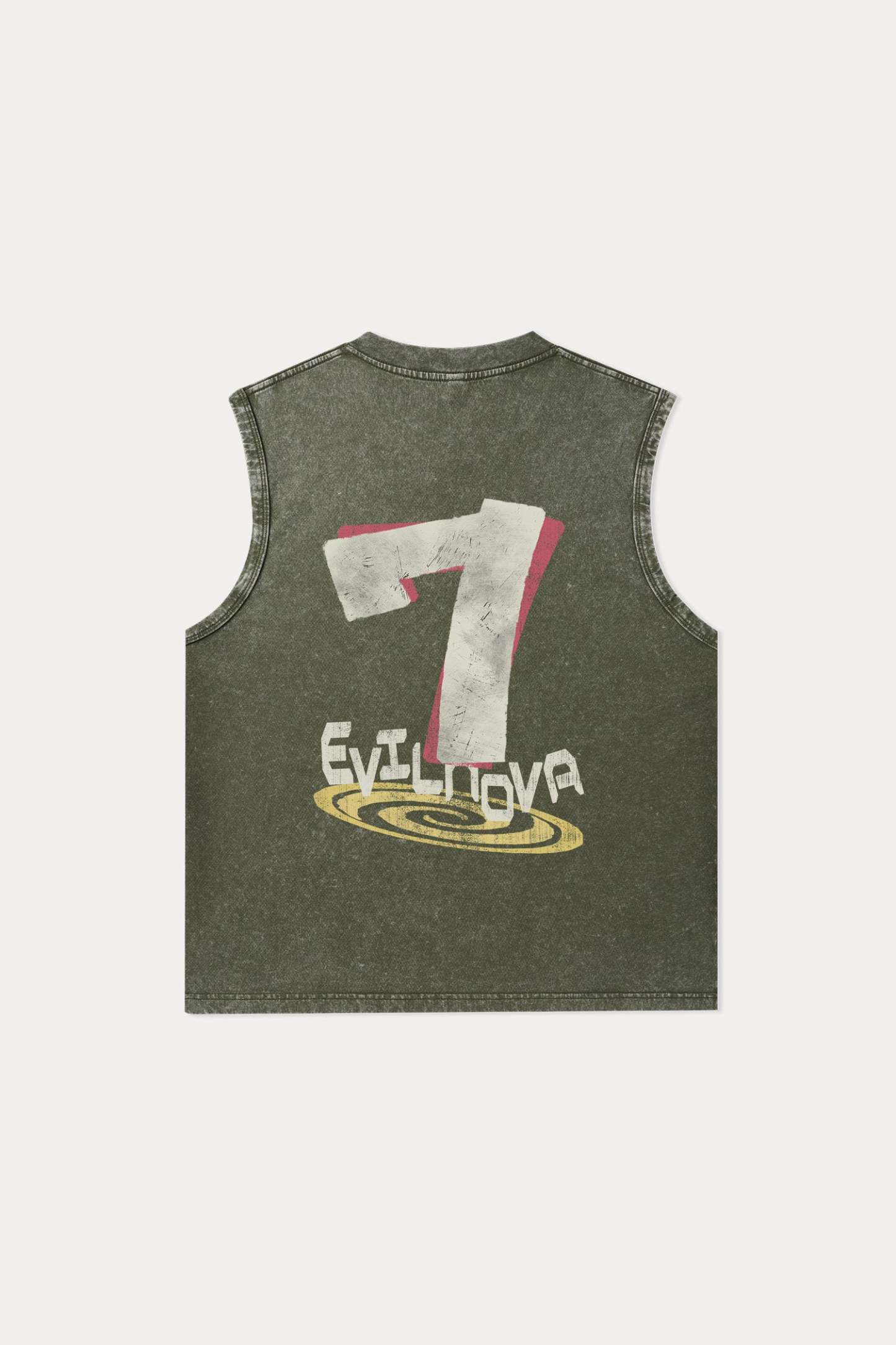 Evilnova Seven Washed Tank Top-Evilnova