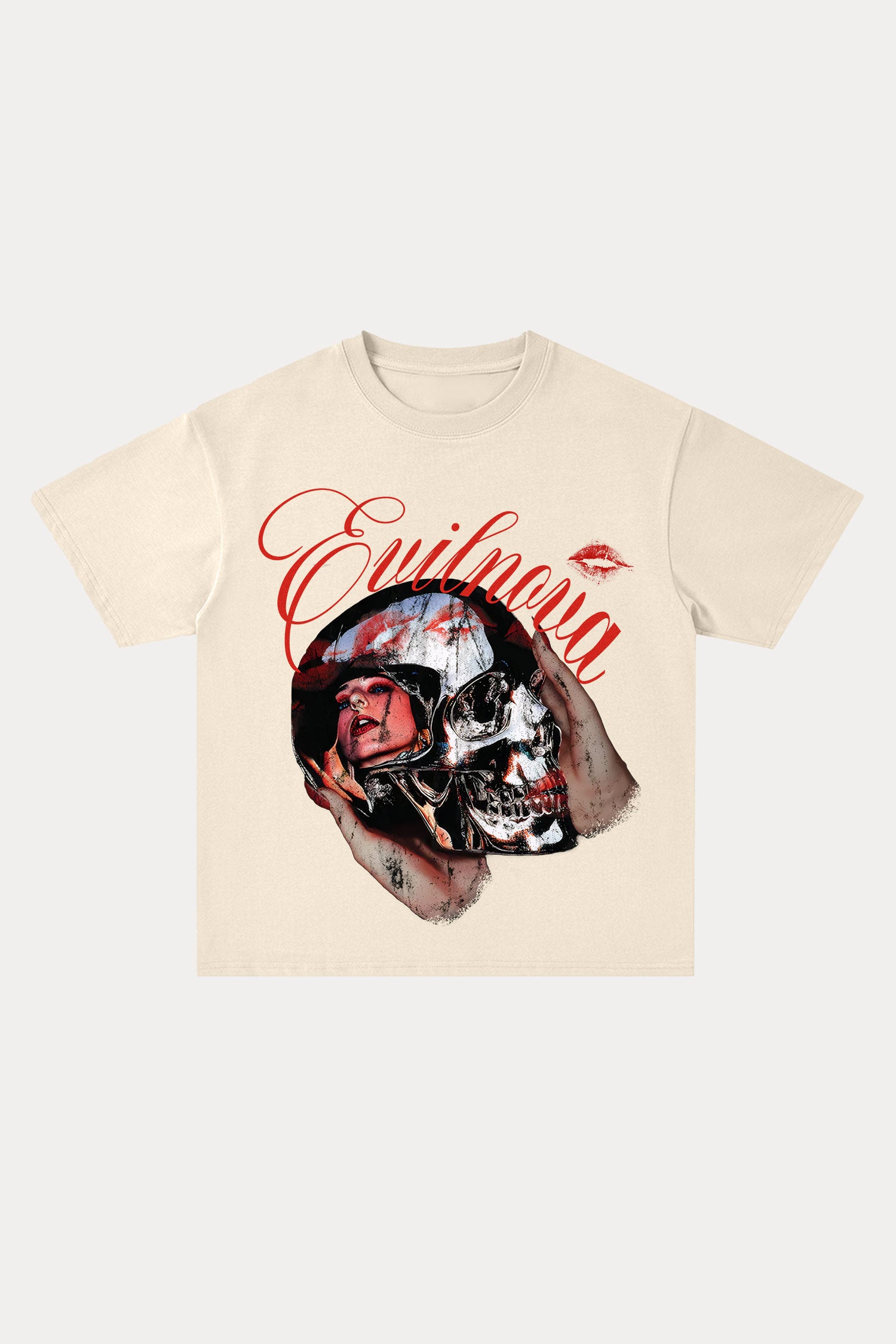 Evilnova Reflections Cotton Oversize T-Shirt-Evilnova