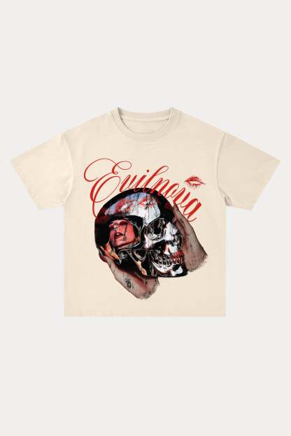 Evilnova Reflections Cotton Oversize T-Shirt-Evilnova