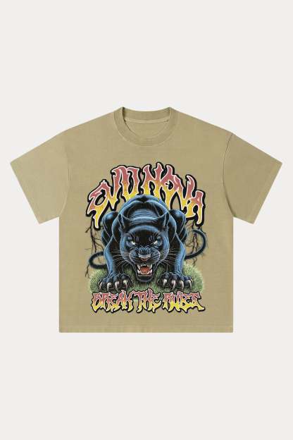 Evilnova Break The Rules Washed Streetwear T-Shirt-Evilnova