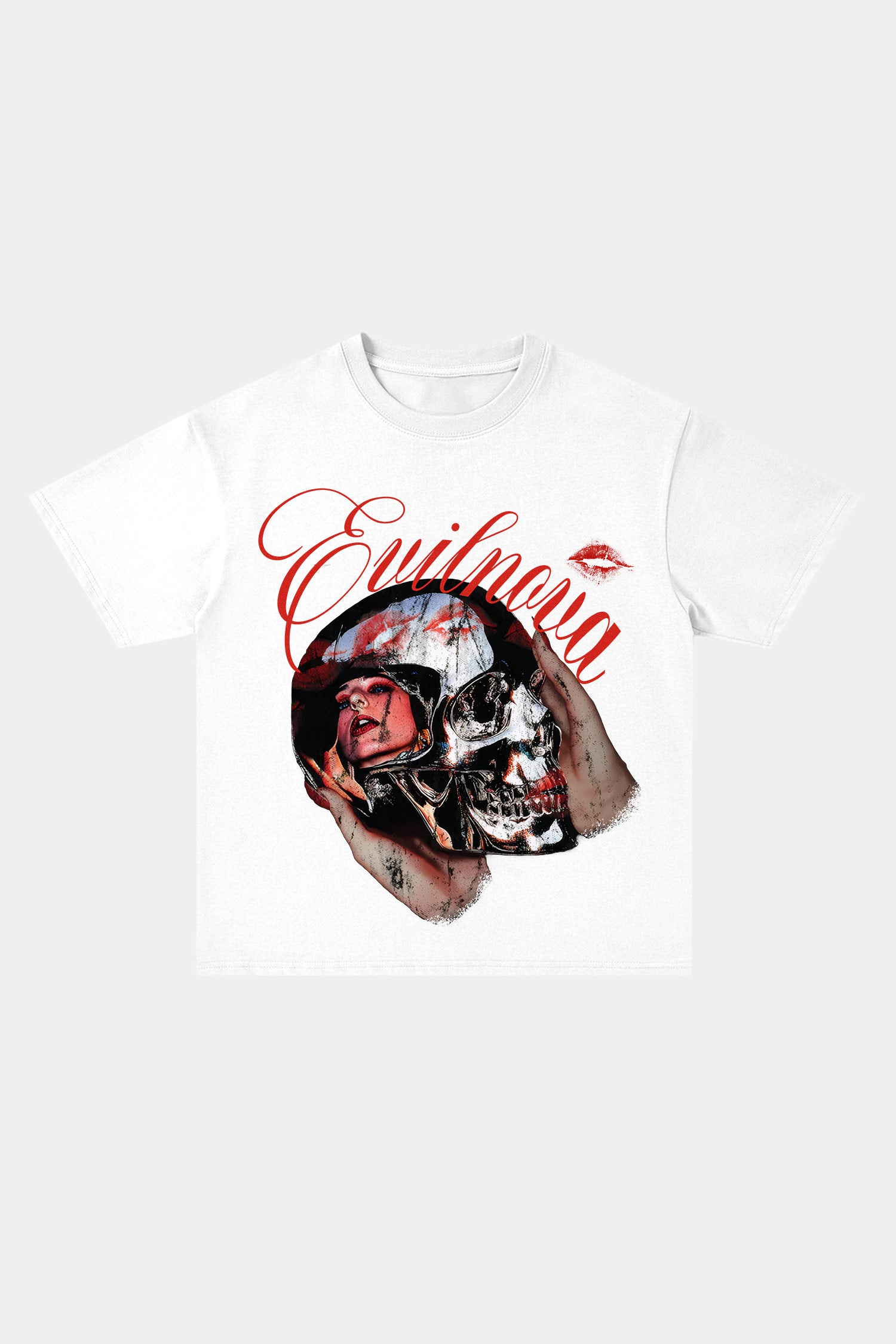 Evilnova Reflections Cotton Oversize T-Shirt-Evilnova