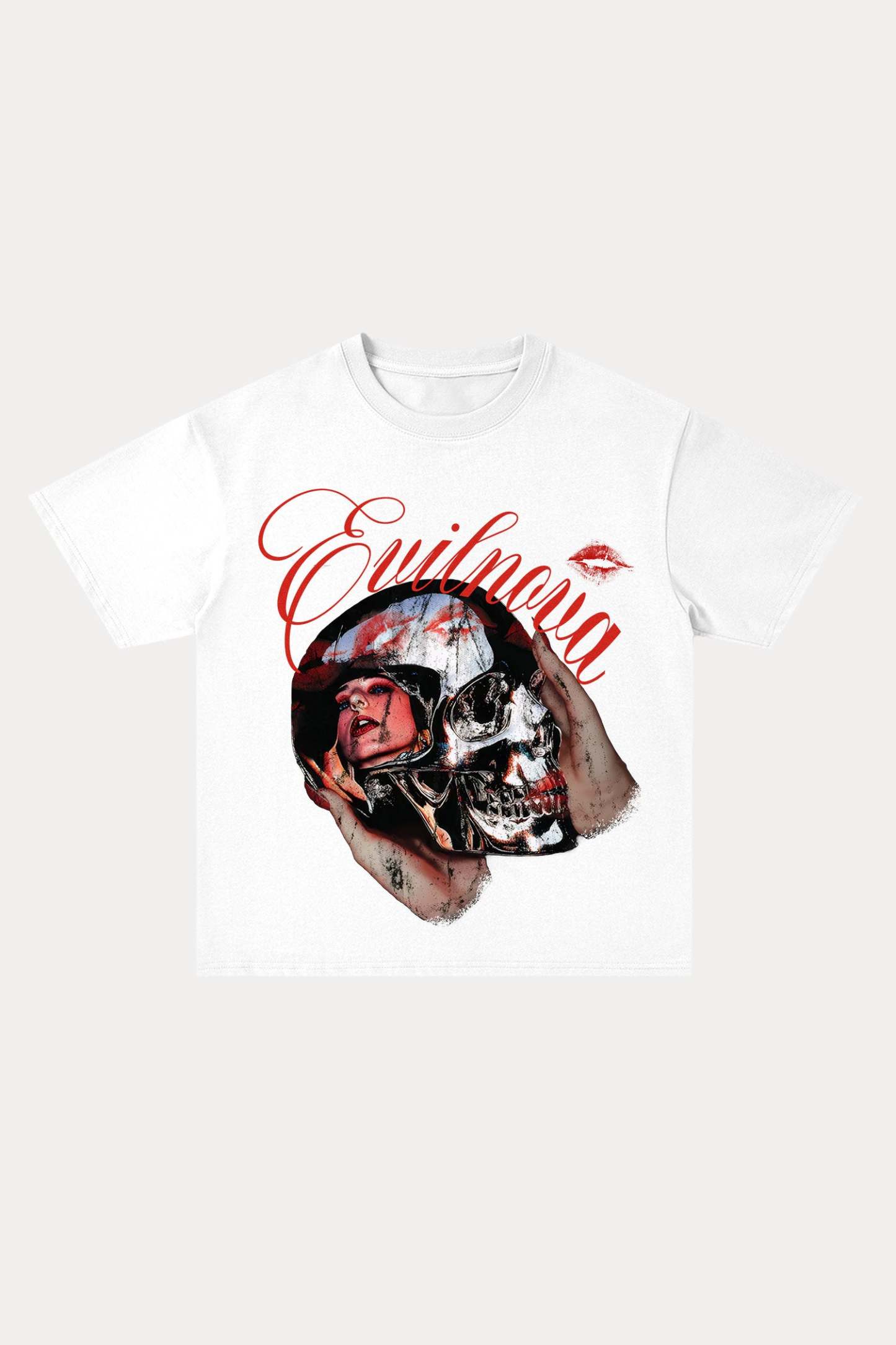 Evilnova Reflections Cotton Oversize T-Shirt-Evilnova