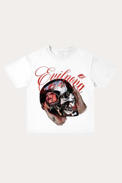 Evilnova Reflections Cotton Oversize T-Shirt-Evilnova