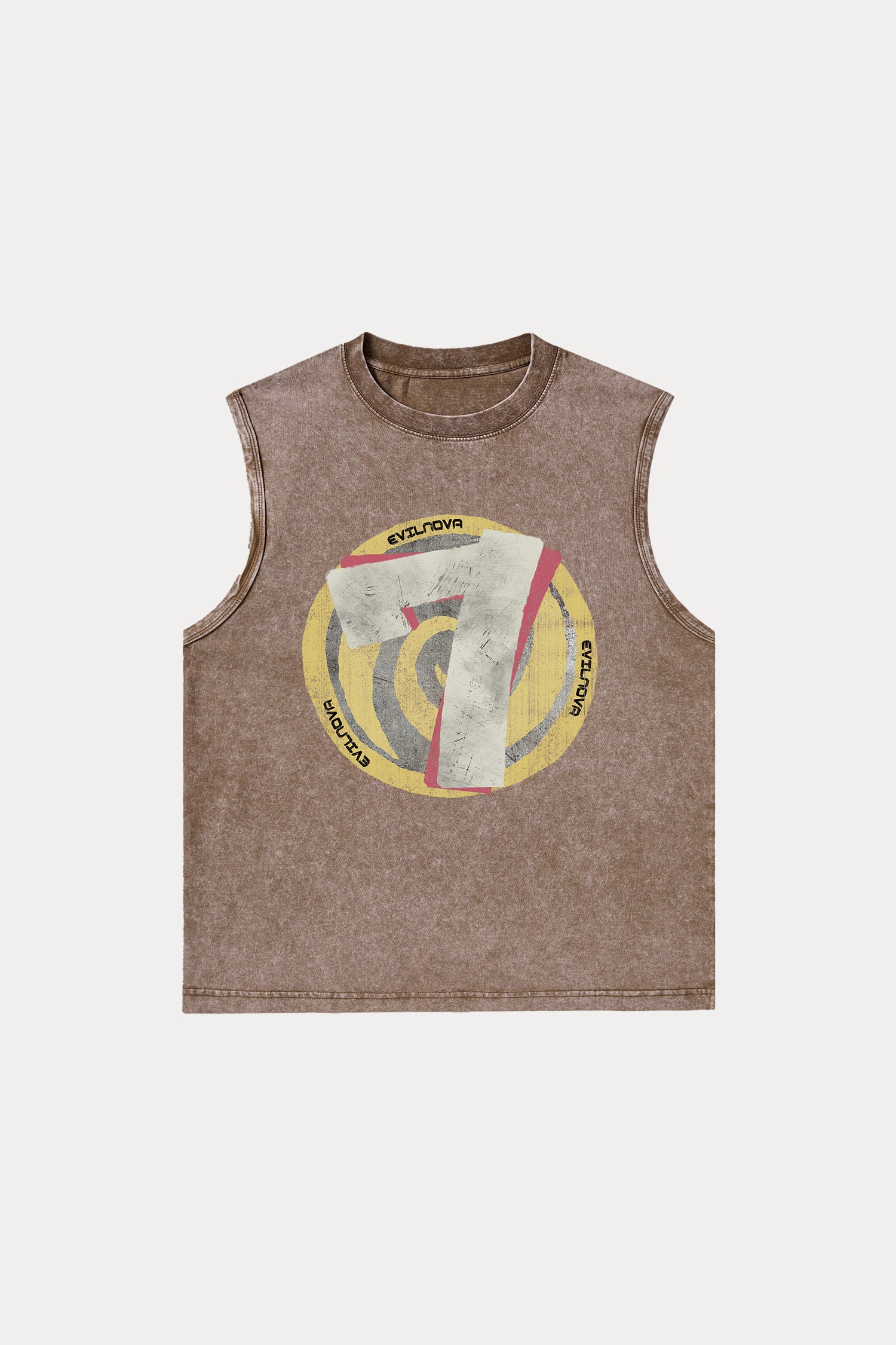 Evilnova Seven Washed Tank Top-Evilnova