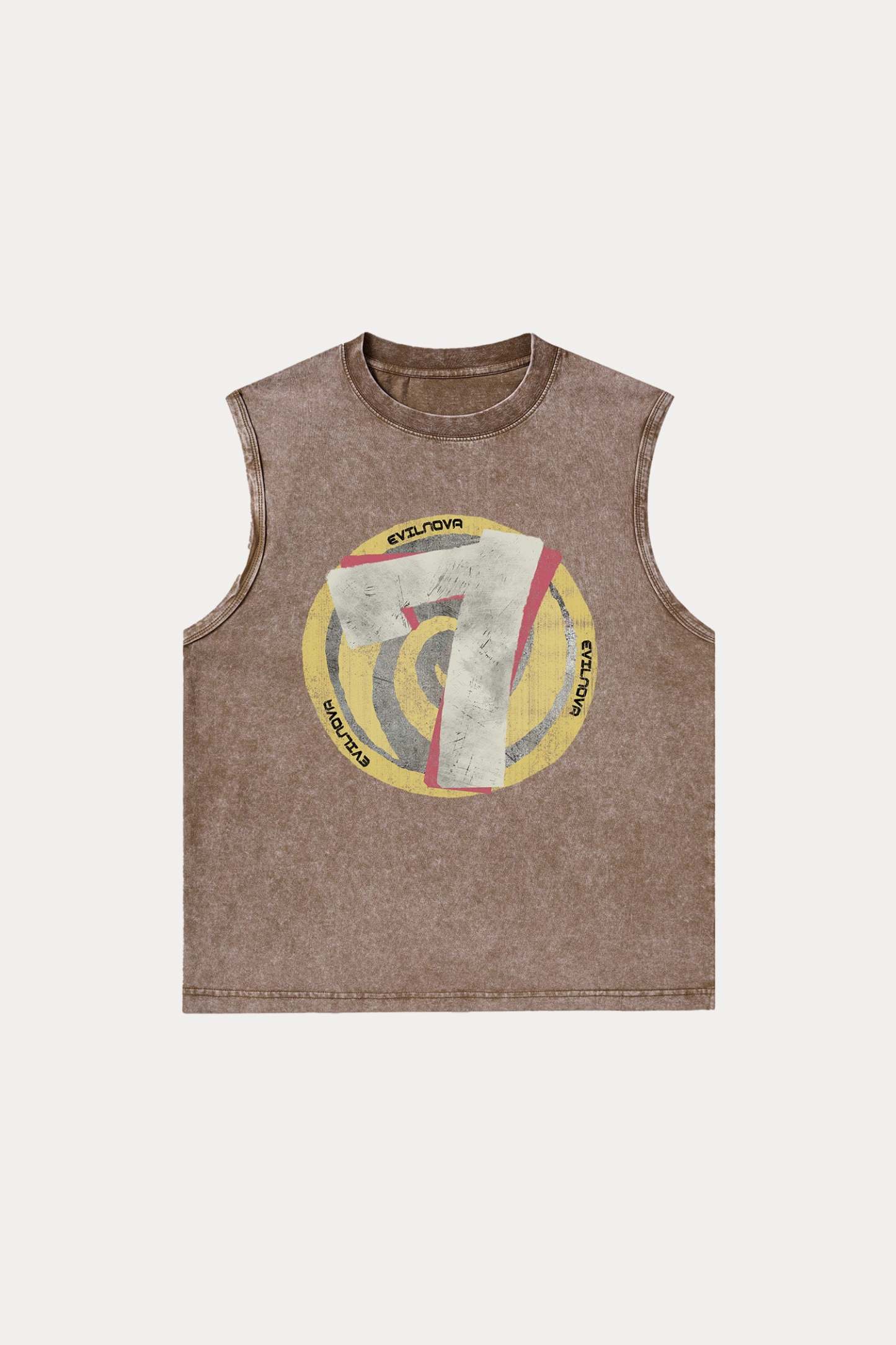 Evilnova Seven Washed Tank Top-Evilnova