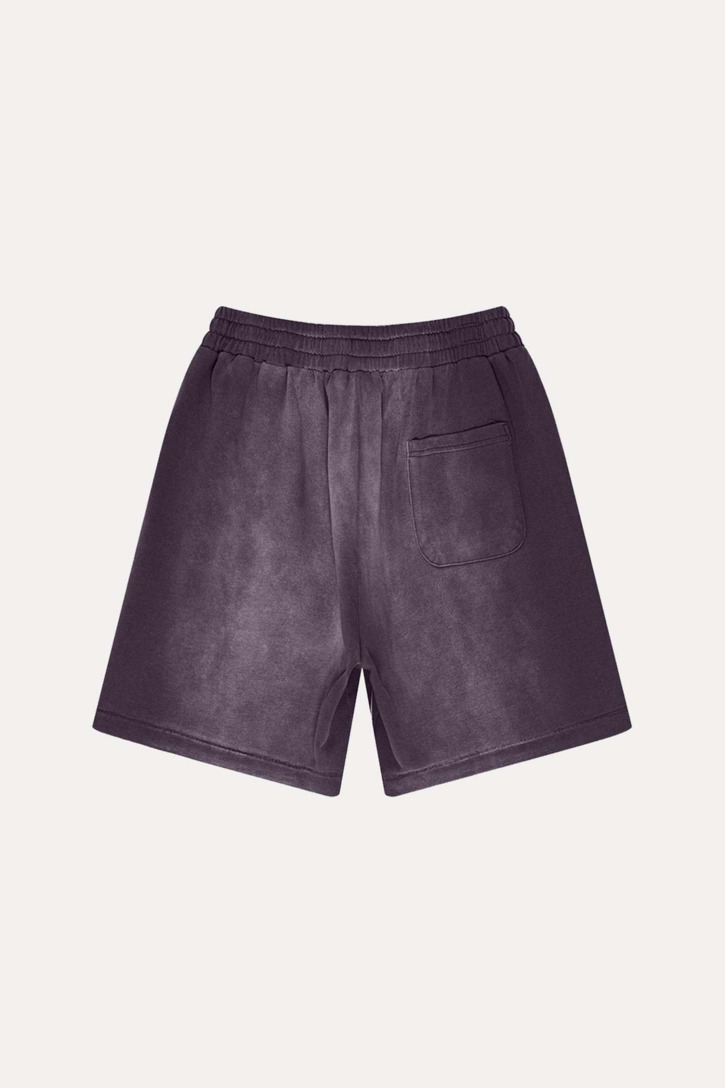 Evilnova Vintage Purple Washed Distressed Tank Top & Sweatshorts Set-Evilnova