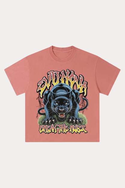 Evilnova Break The Rules Washed Streetwear T-Shirt-Evilnova