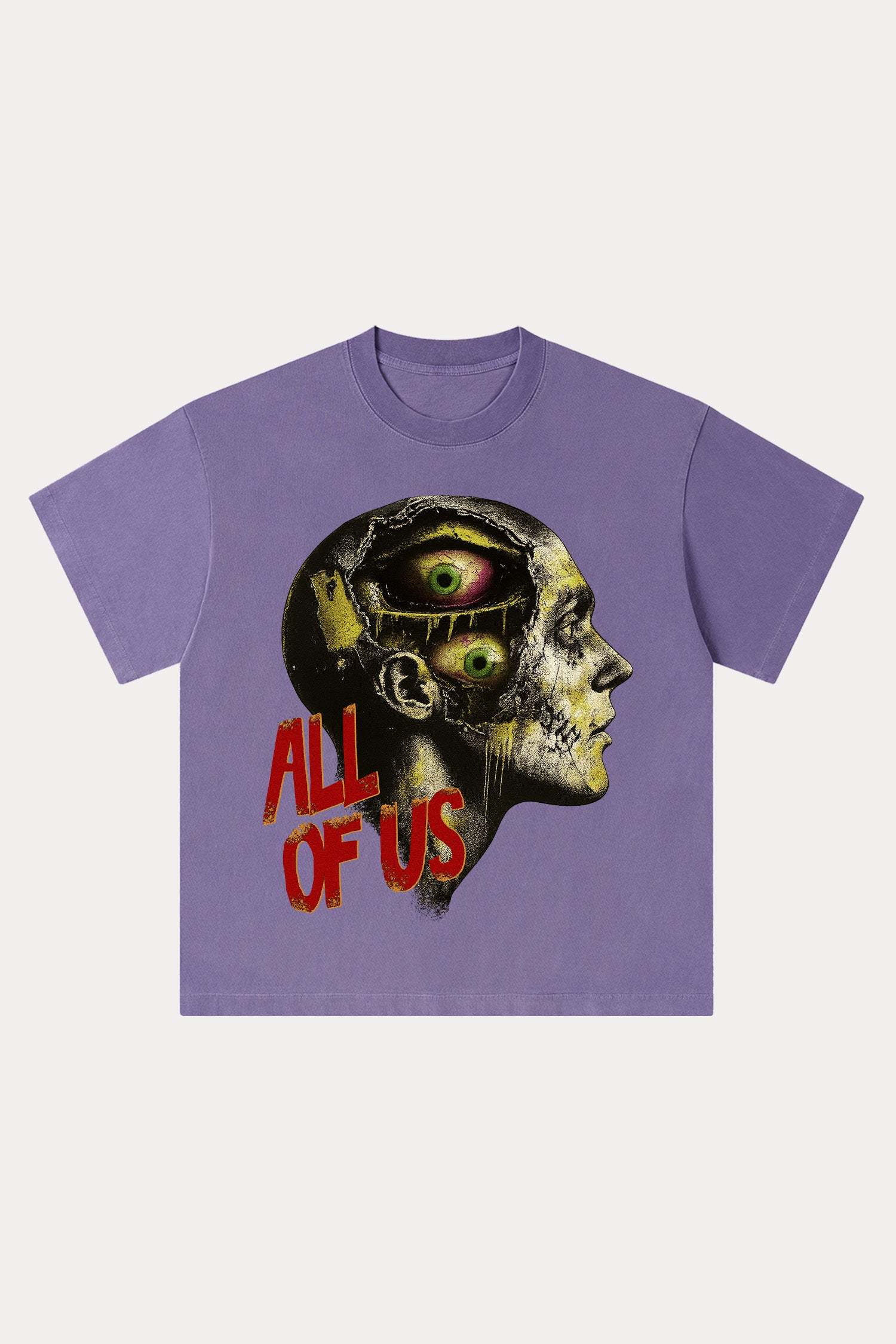 Evilnova All of us Washed Streetwear T-Shirt-Evilnova