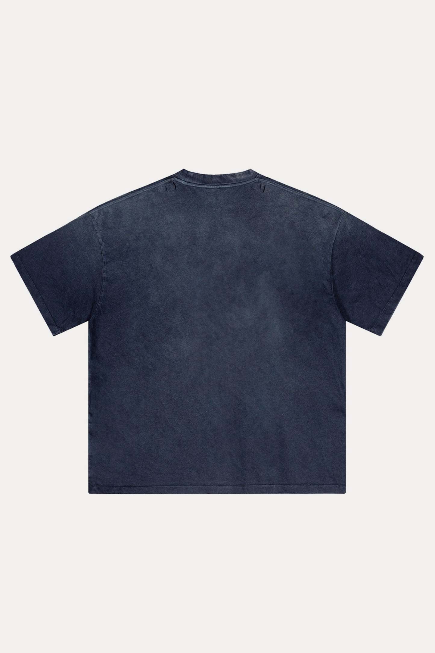 Evilnova Star Distressed Washed T-Shirt-Evilnova