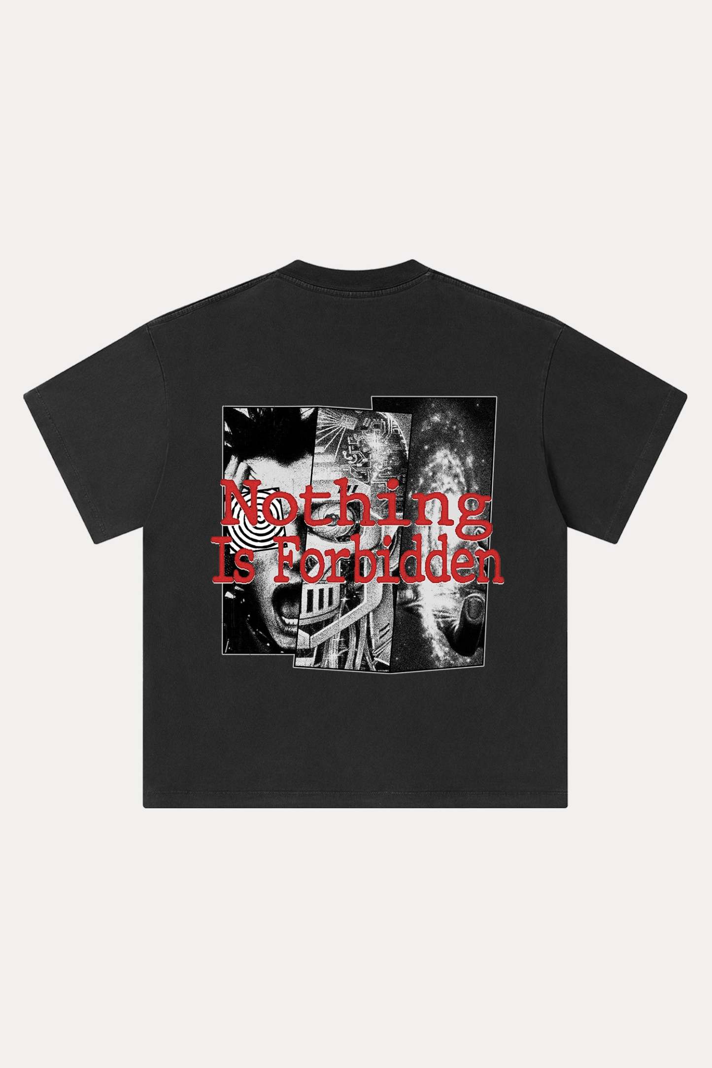 Evilnova Feel Everything Washed Streetwear T-Shirt-Evilnova