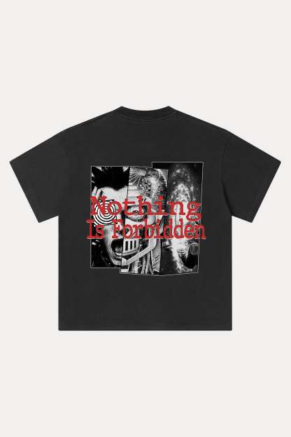 Evilnova Feel Everything Washed Streetwear T-Shirt-Evilnova