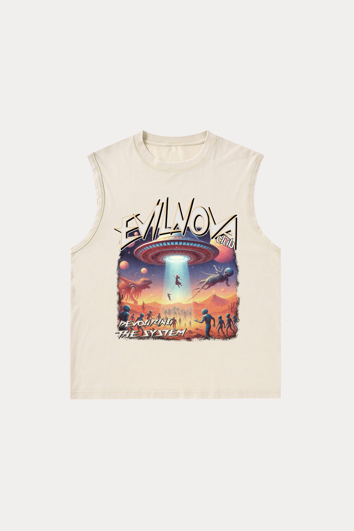 Evilnova Mystery Washed Tank Top-Evilnova
