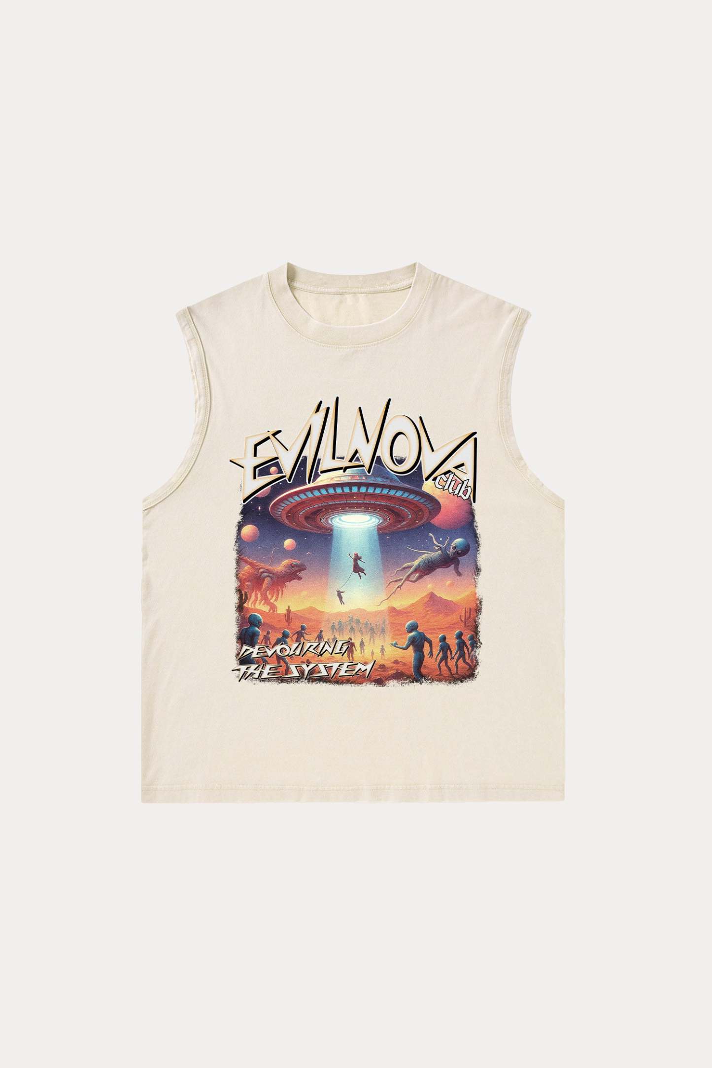 Evilnova Mystery Washed Tank Top-Evilnova