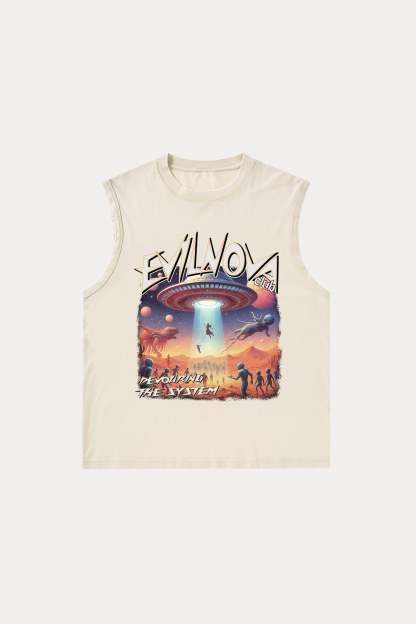Evilnova Mystery Washed Tank Top-Evilnova