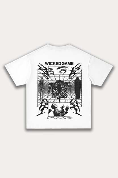 Evilnova Graphic Disaster Cotton Oversize T-Shirt-Evilnova