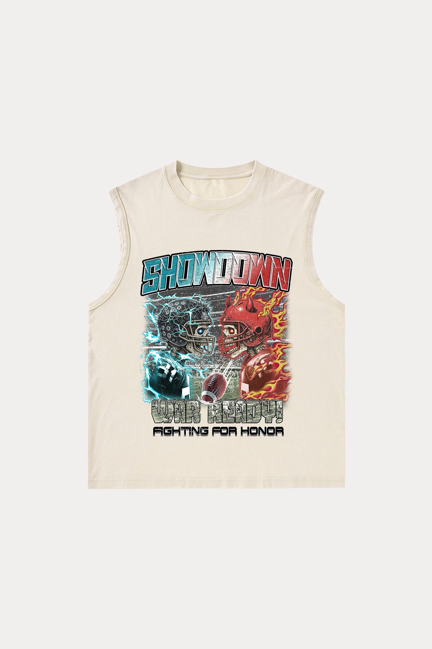Evilnova Showdown Washed Tank Top-Evilnova