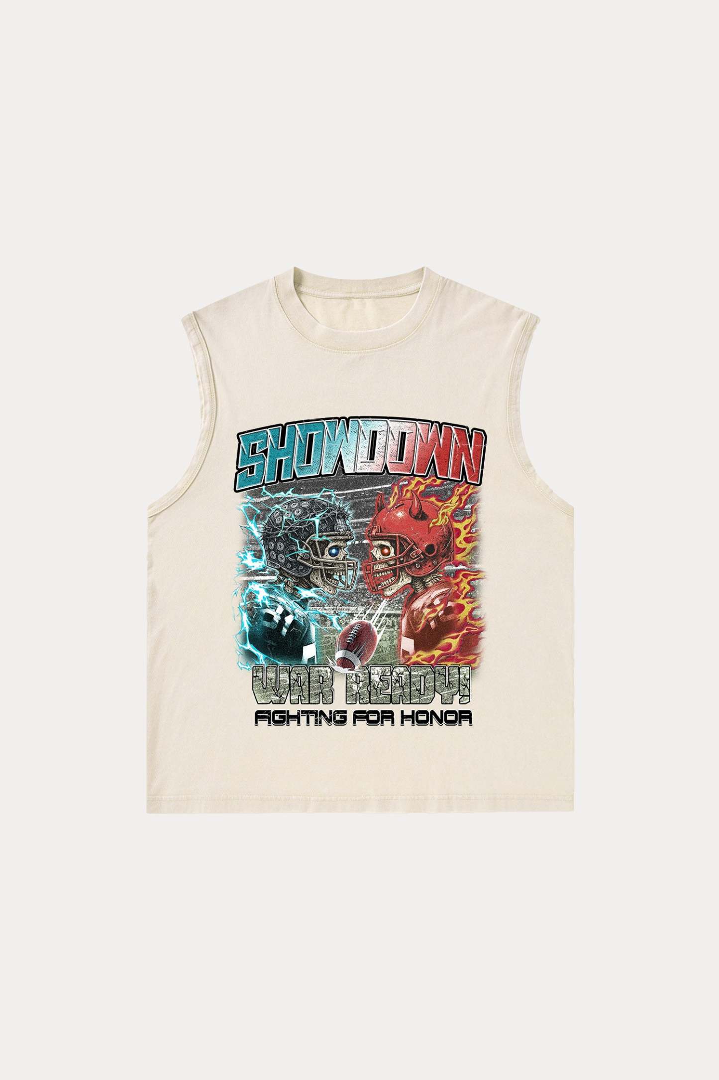Evilnova Showdown Washed Tank Top-Evilnova