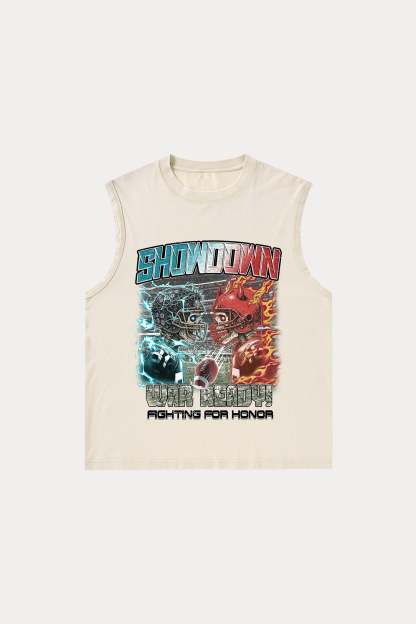 Evilnova Showdown Washed Tank Top-Evilnova