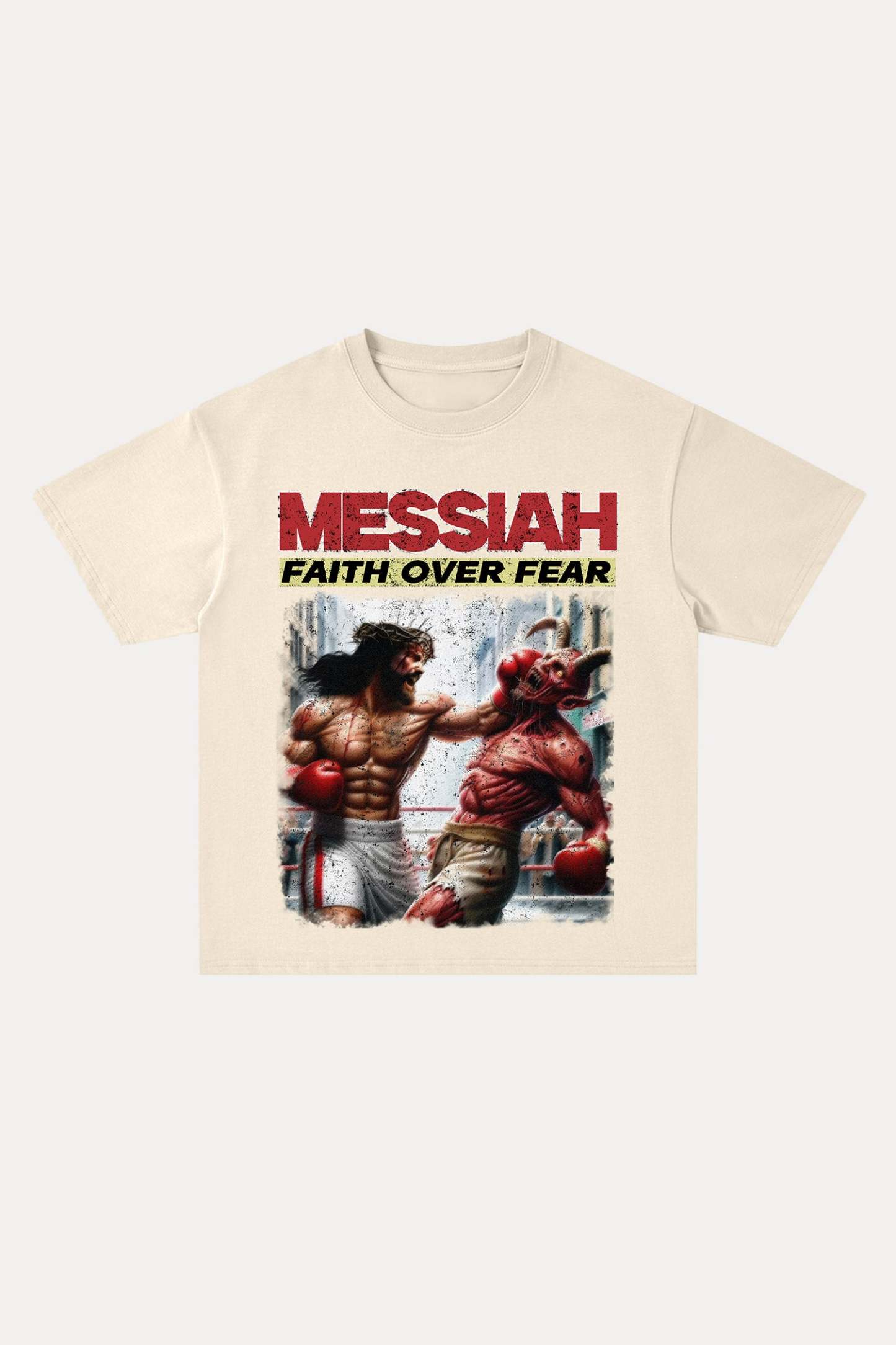 Evilnova Messiah Cotton Oversize T-Shirt-Evilnova