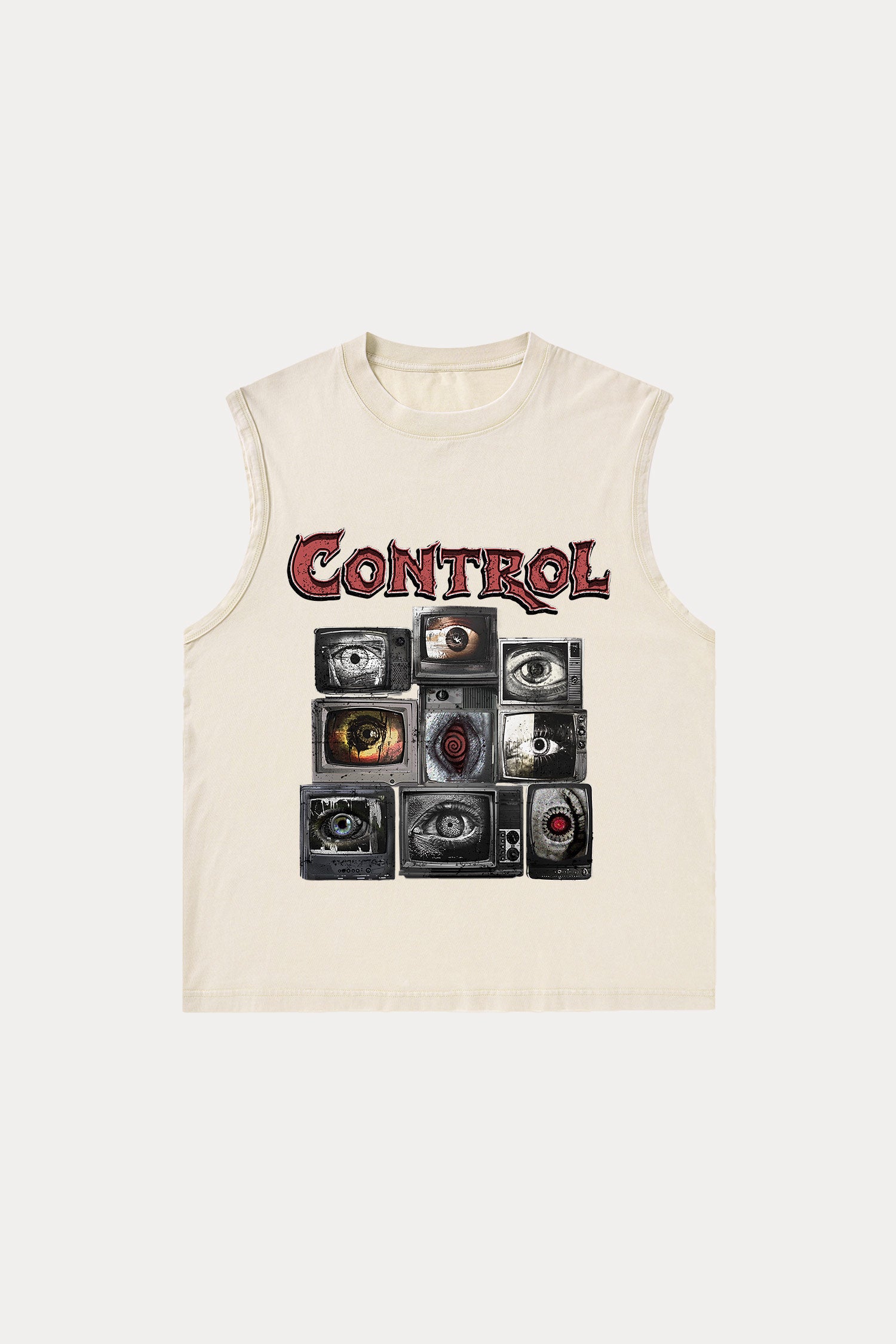 Evilnova Control Washed Tank Top-Evilnova