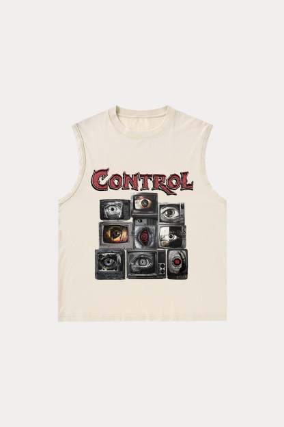 Evilnova Control Washed Tank Top-Evilnova