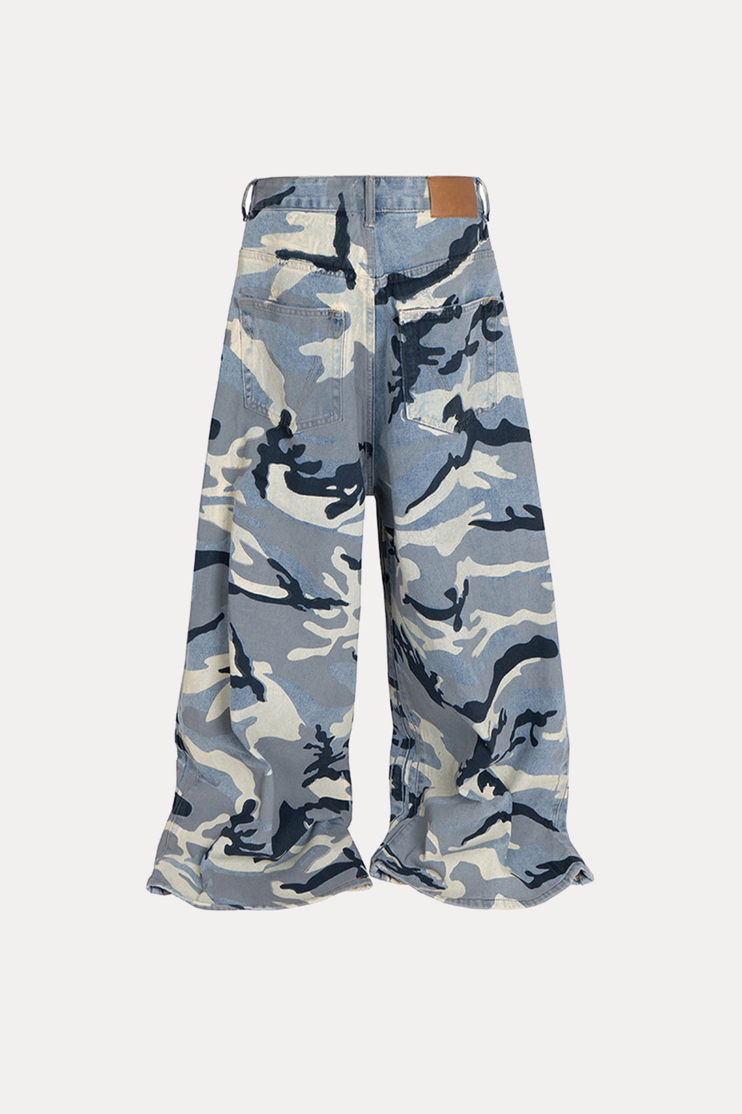 Evilnova Snow Camo Baggy Jeans-Evilnova