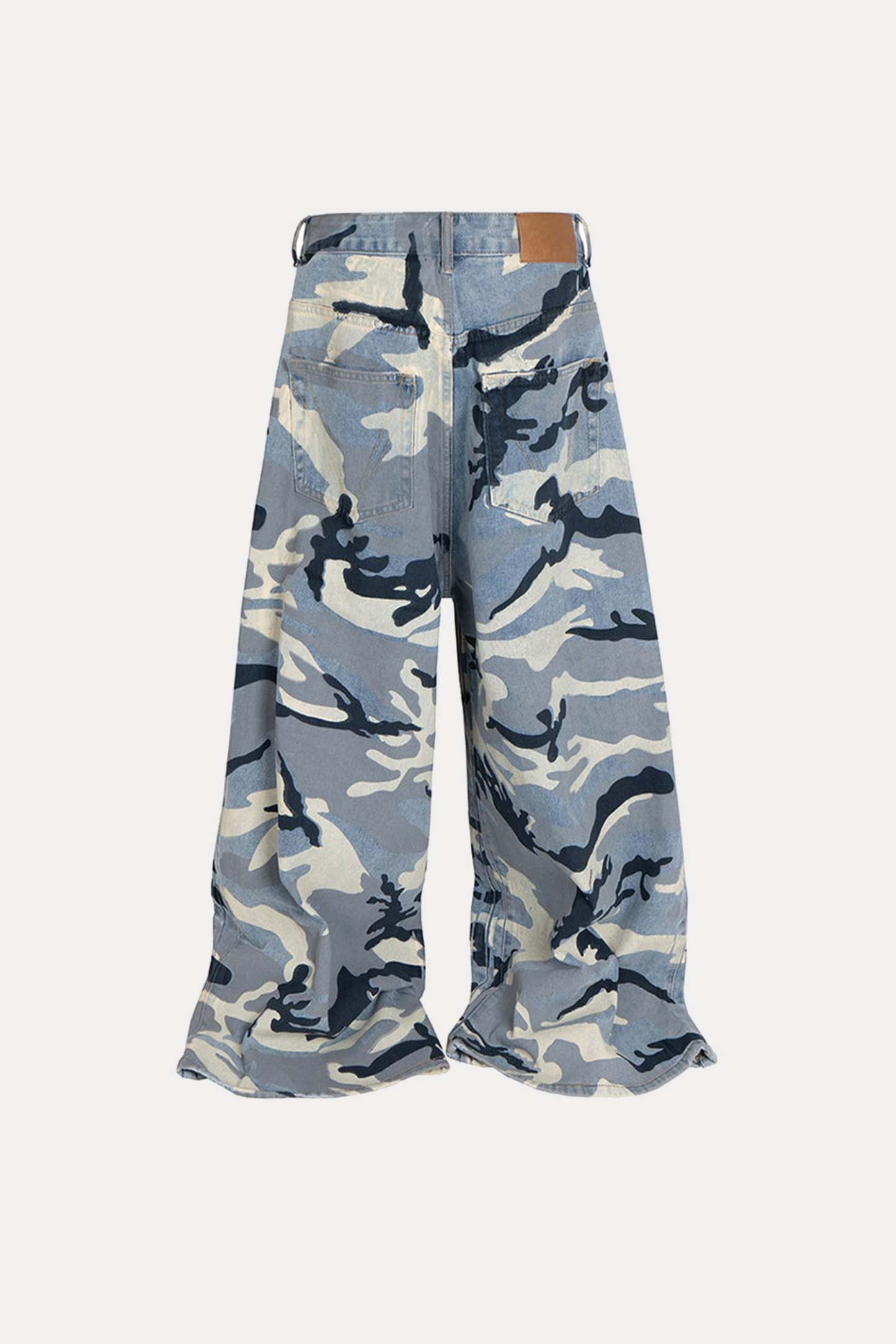 Evilnova Snow Camo Baggy Jeans-Evilnova