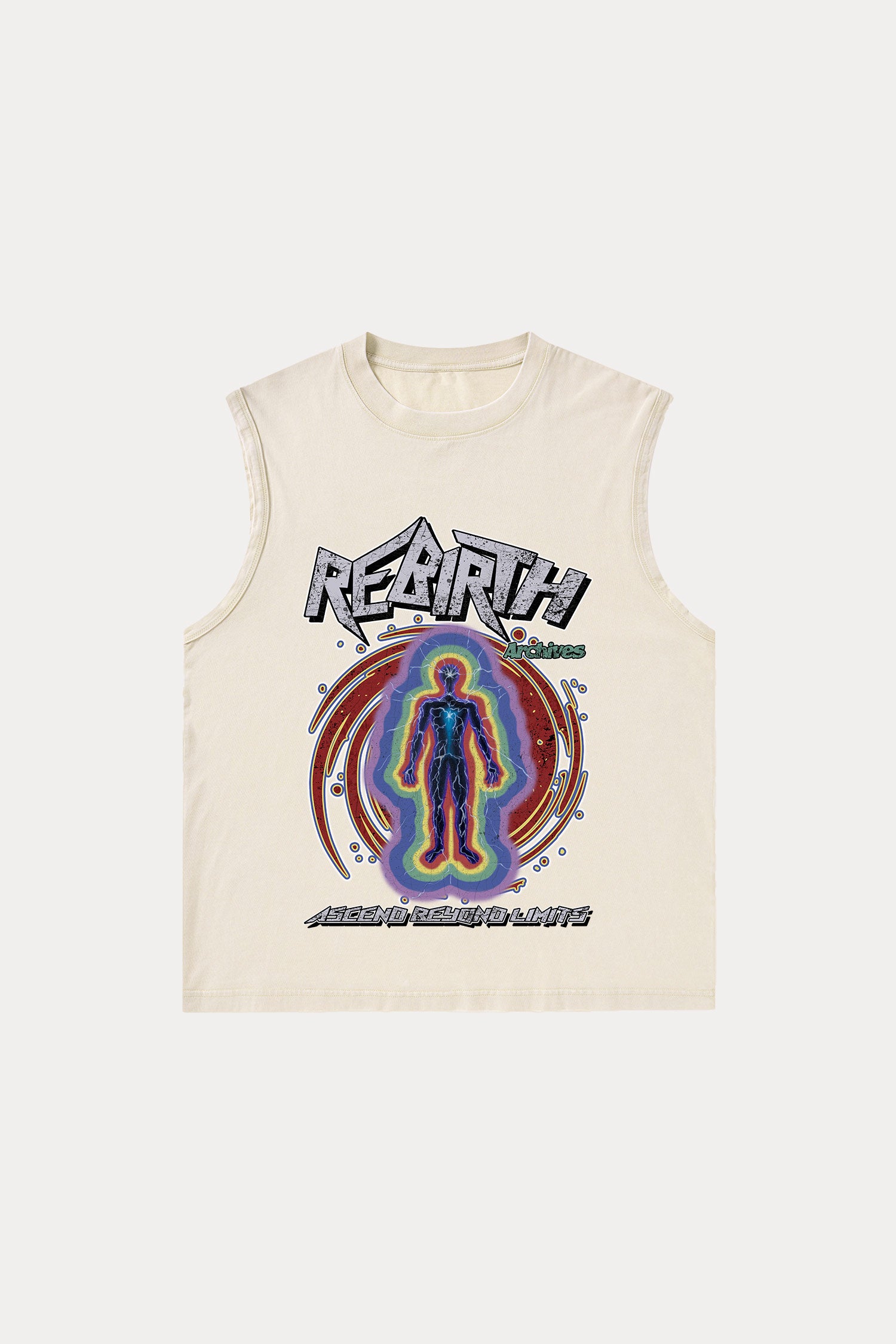 Evilnova Rebirth Washed Tank Top-Evilnova