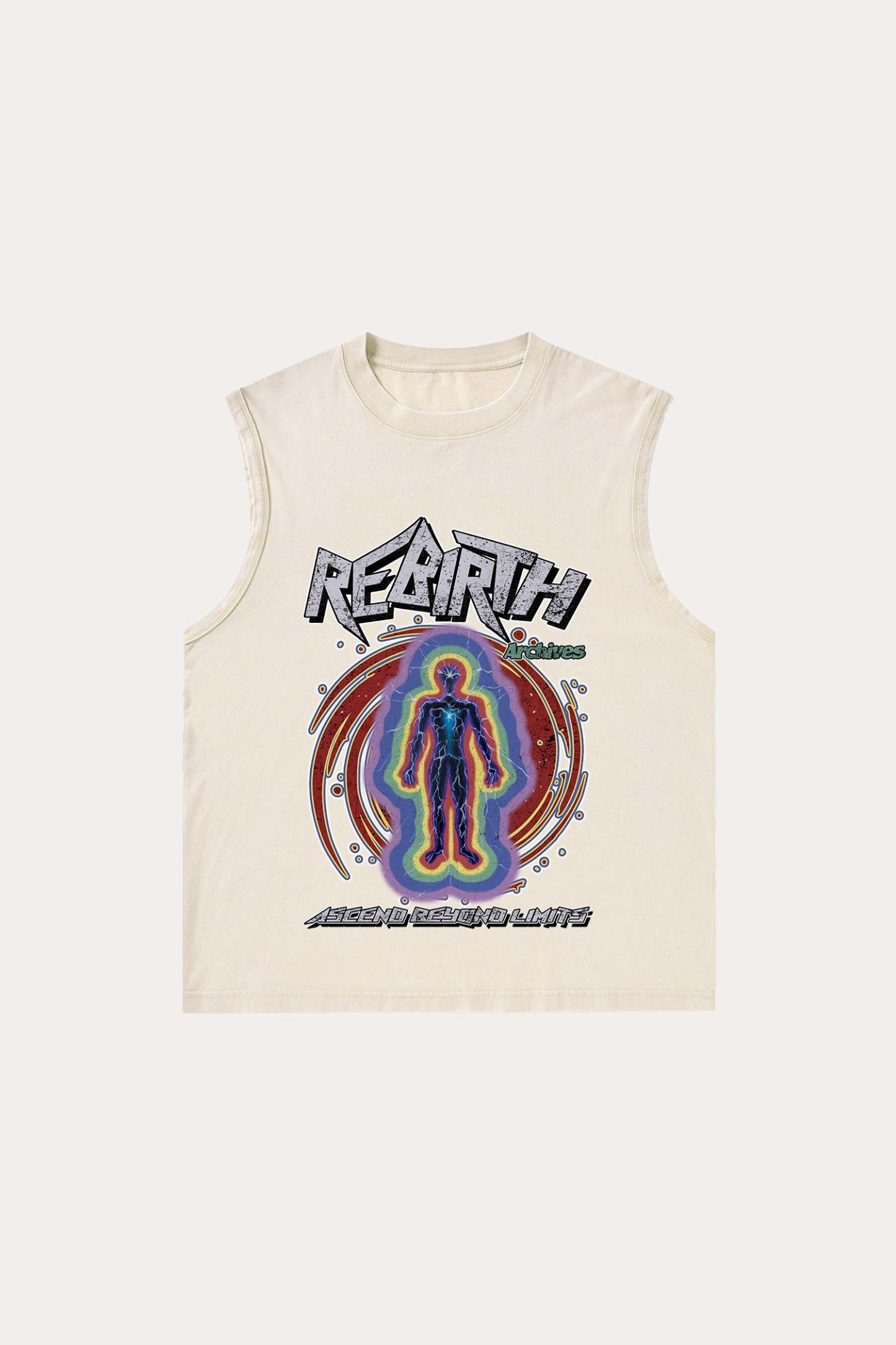 Evilnova Rebirth Washed Tank Top-Evilnova