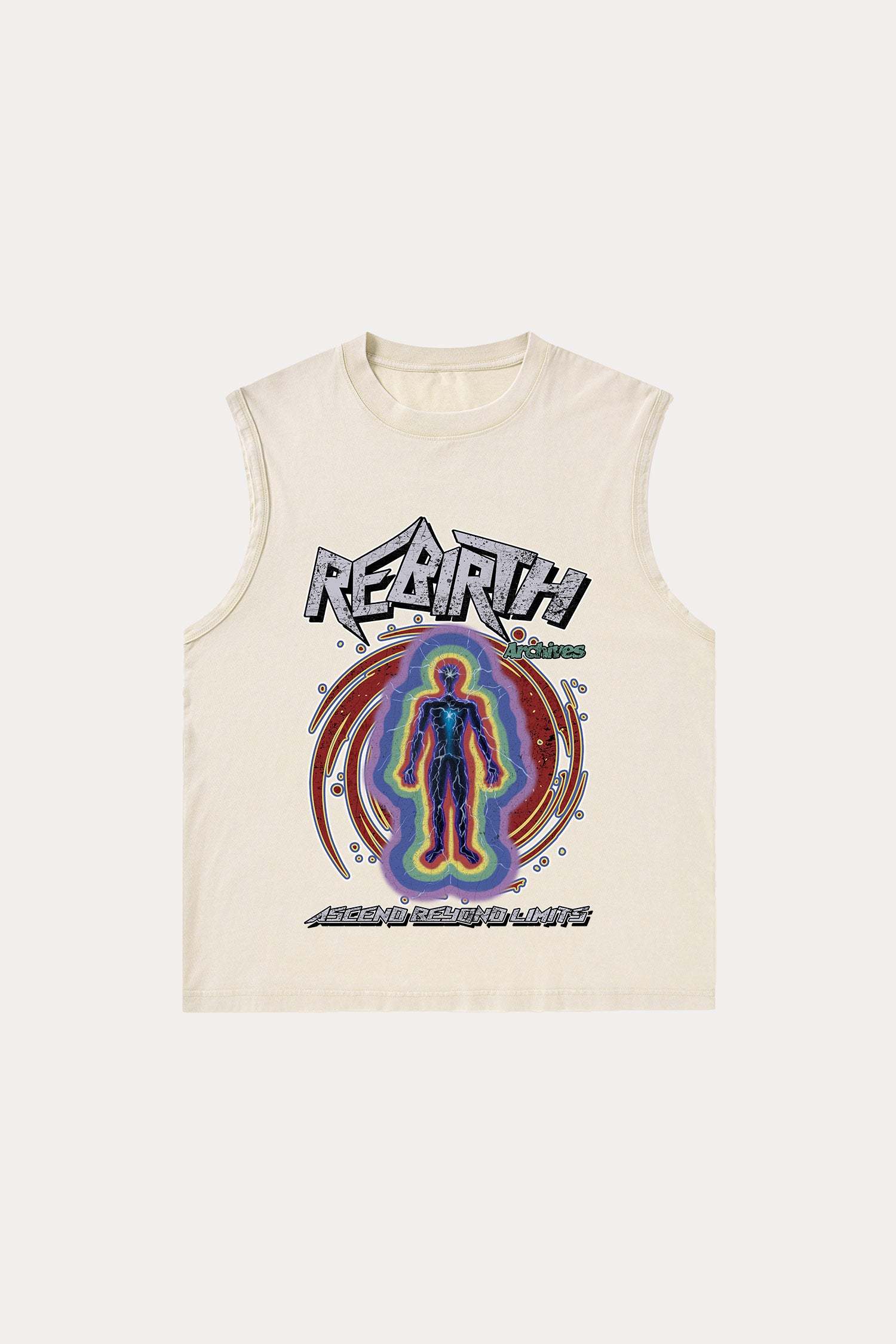 Evilnova Rebirth Washed Tank Top-Evilnova