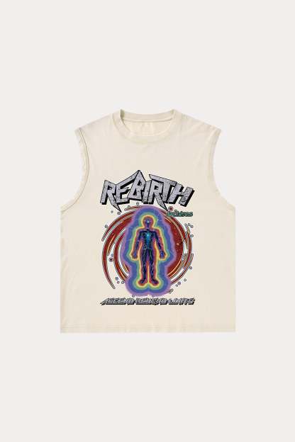 Evilnova Rebirth Washed Tank Top-Evilnova