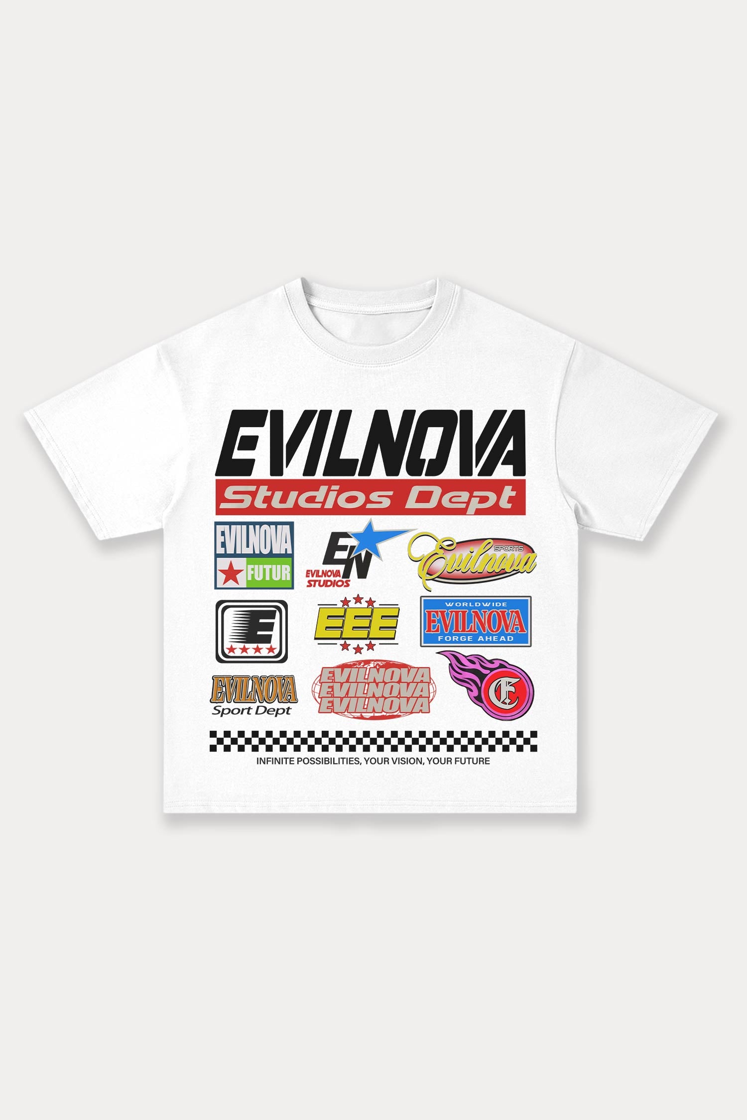 Evilnova Studios Dept Cotton Oversize T-Shirt-Evilnova