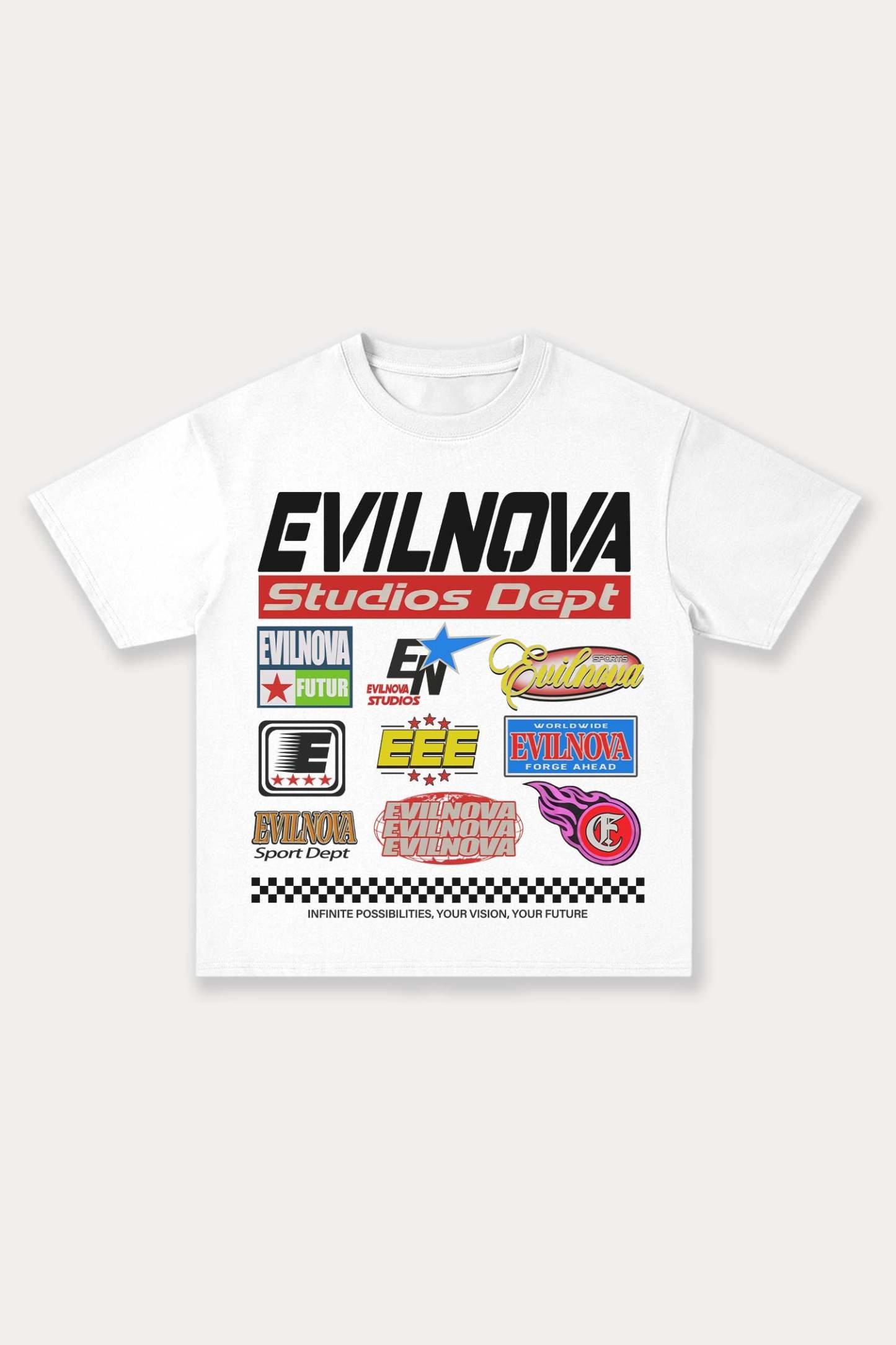 Evilnova Studios Dept Cotton Oversize T-Shirt-Evilnova