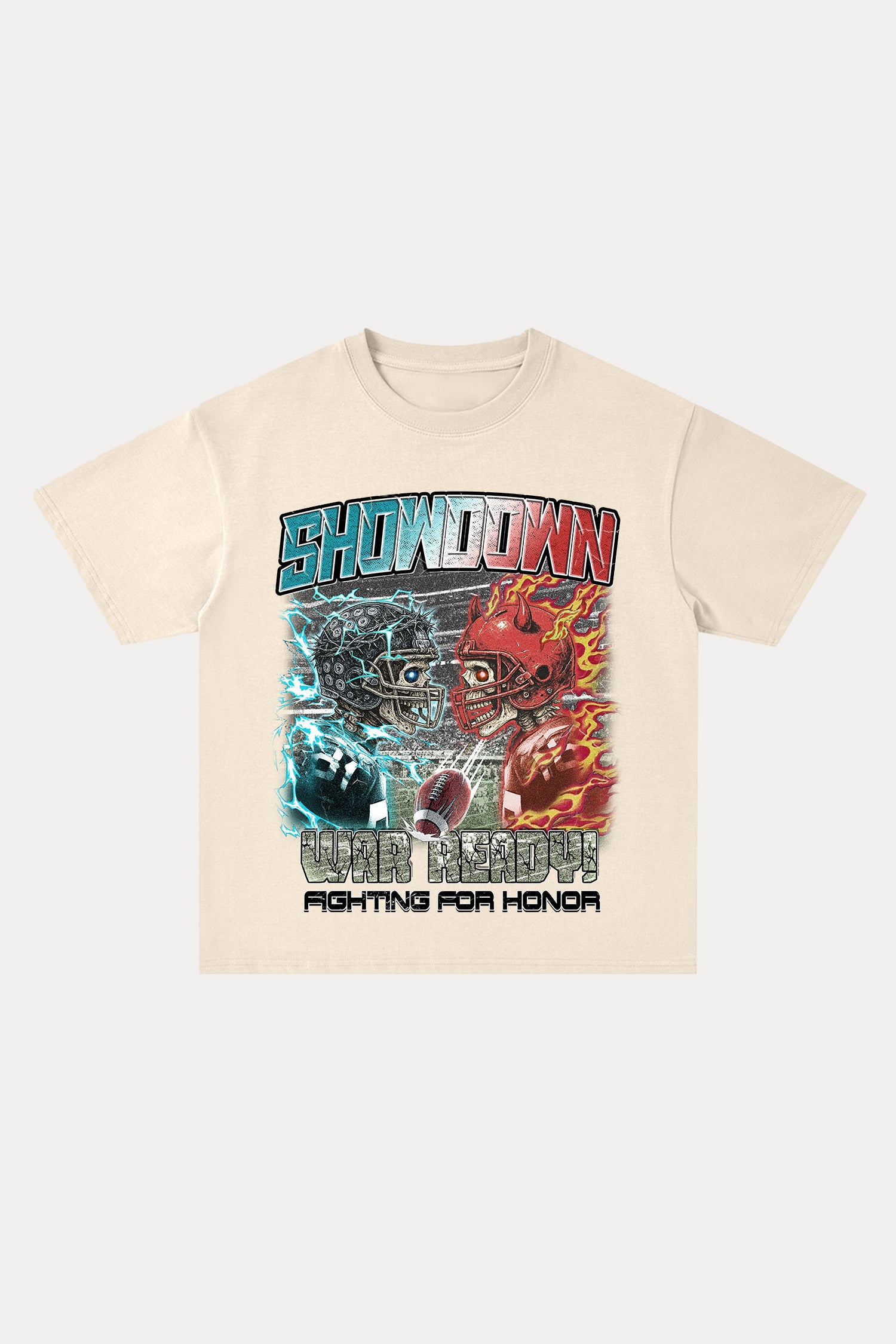 Evilnova Showdown Cotton Oversize T-Shirt-Evilnova