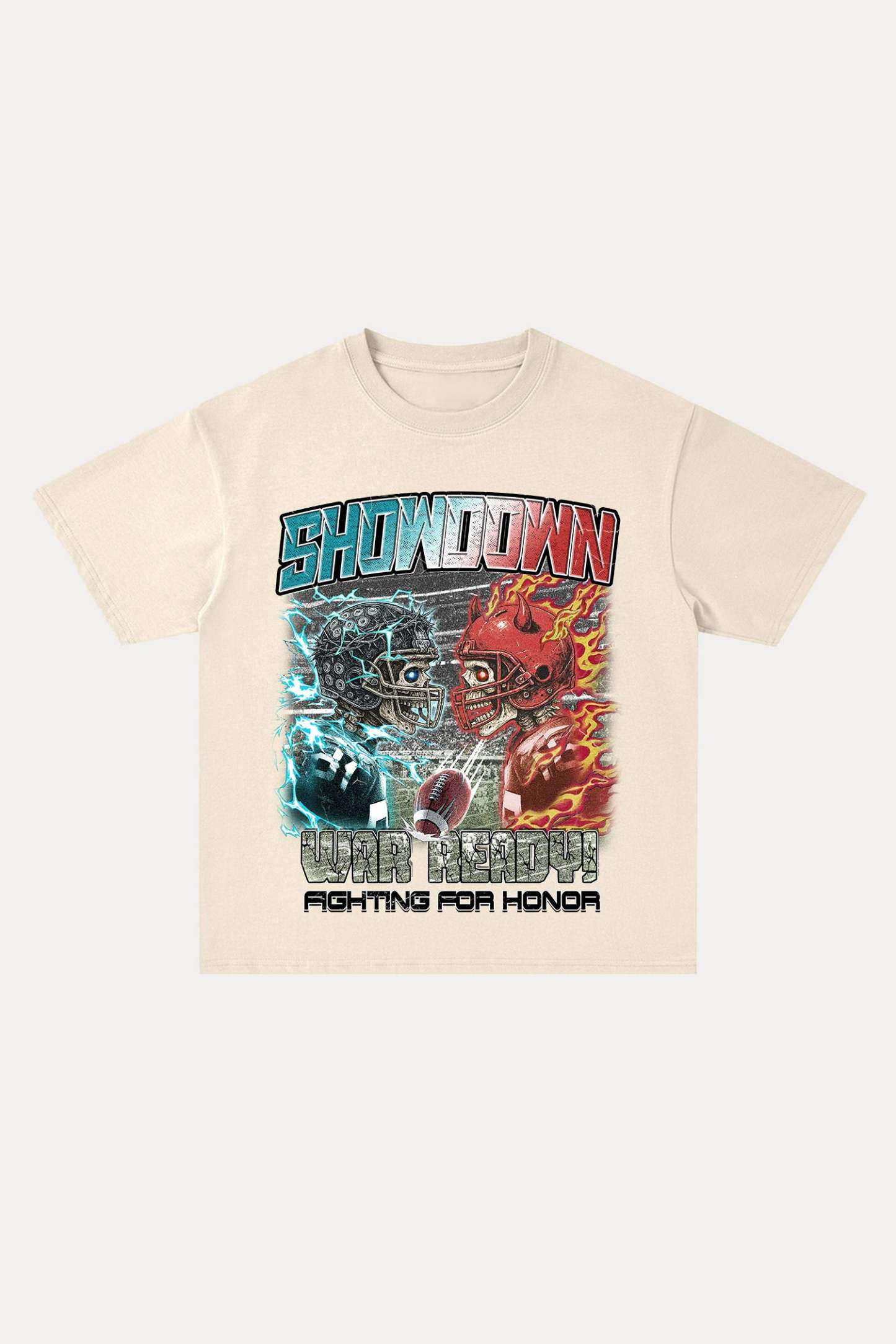Evilnova Showdown Cotton Oversize T-Shirt-Evilnova