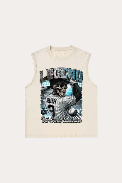 Evilnova Legend Washed Tank Top-Evilnova