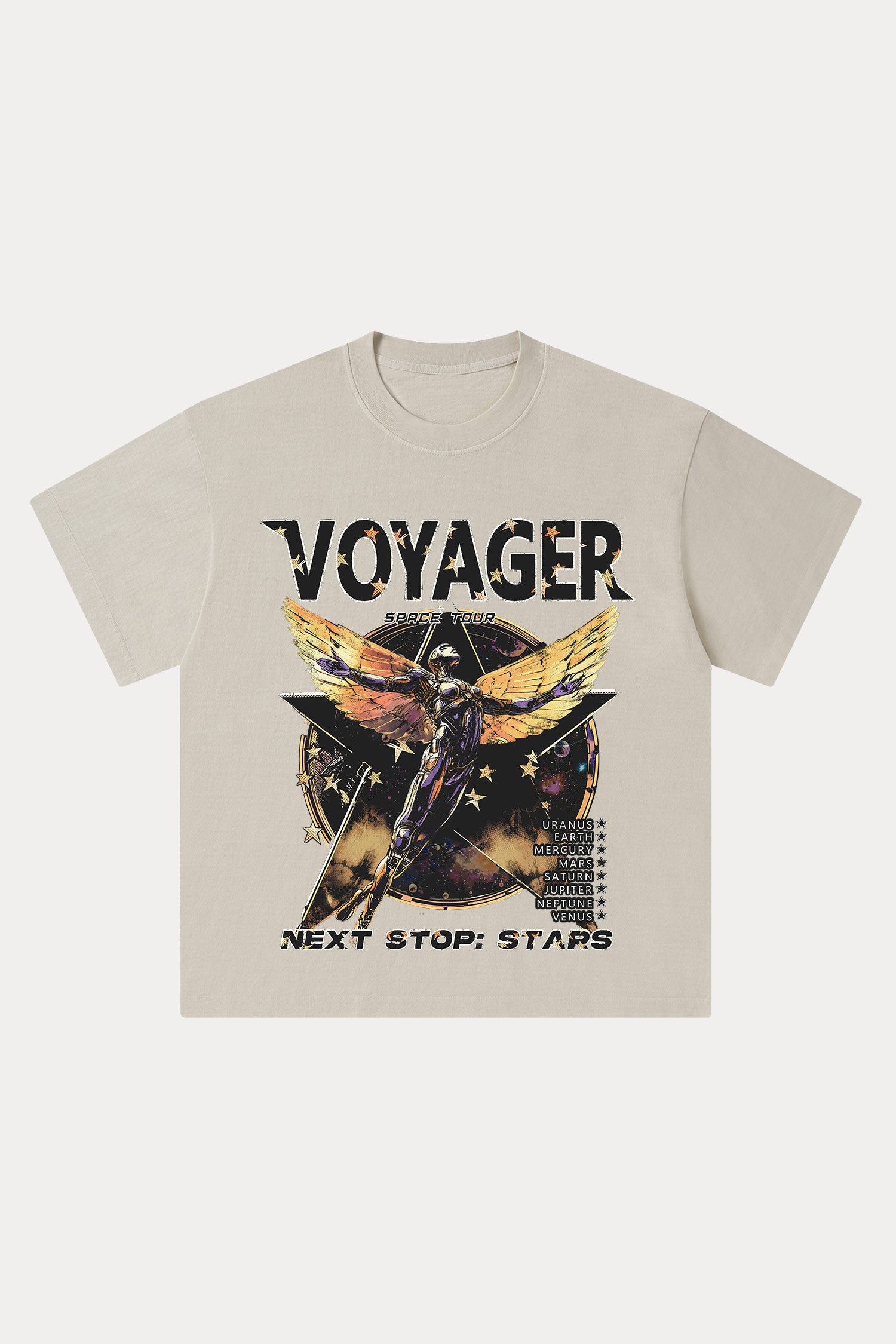 Evilnova Voyager Washed Streetwear T-Shirt-Evilnova