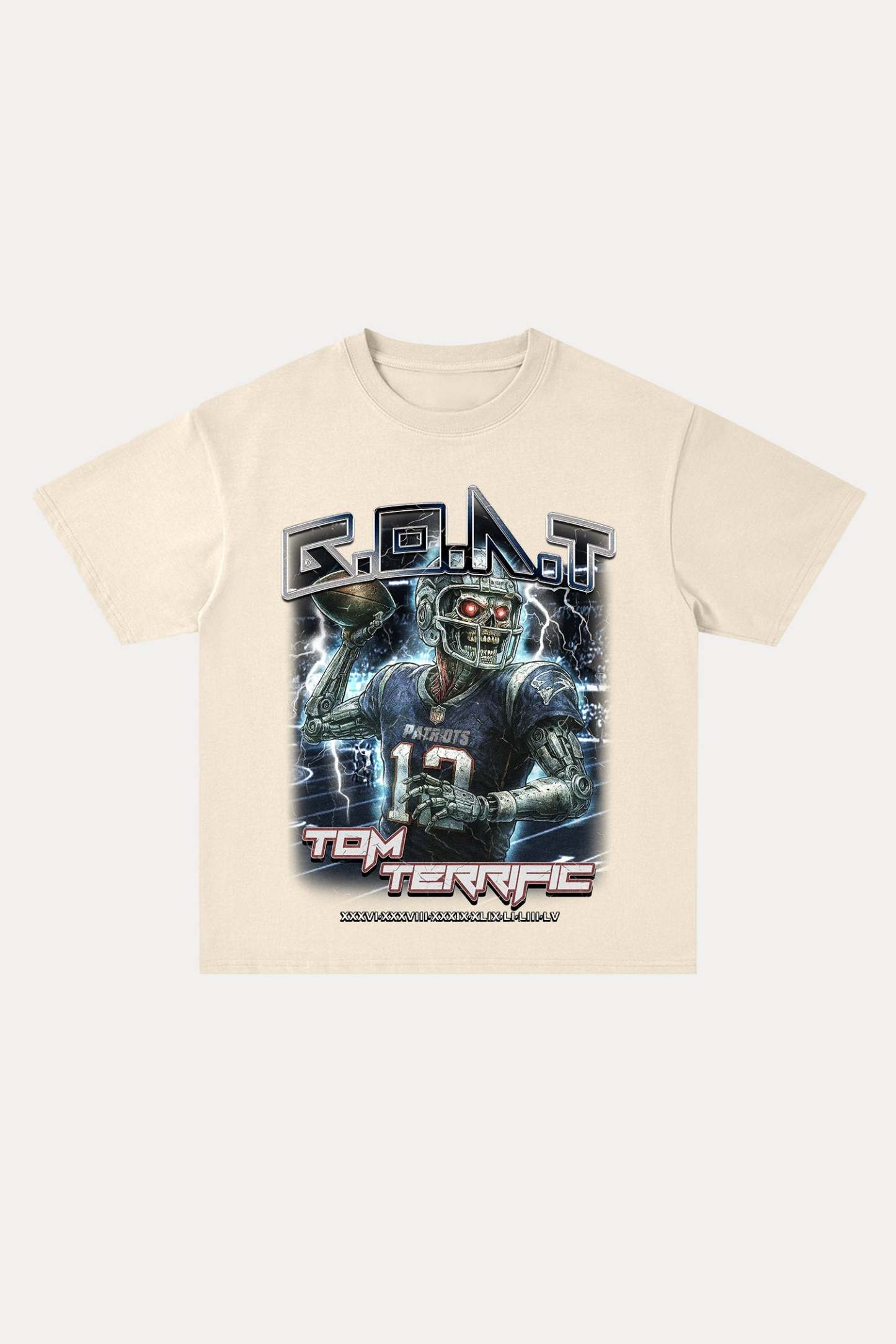 Evilnova Goat Cotton Oversize T-Shirt-Evilnova